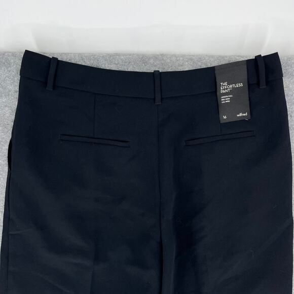 Aritzia Wilfred The Effortless Pant Black 16 New Trousers - Picture 7 of 9
